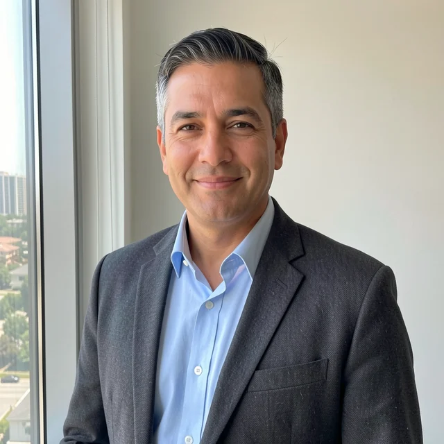 Portrait of Julian Reyes, a Halvora agent.